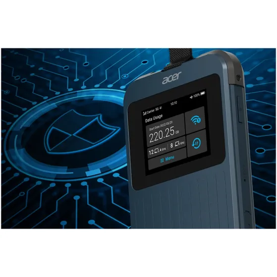 Acer Connect Enduro M3 5G Mobile Wi-Fi - 20GB International Data