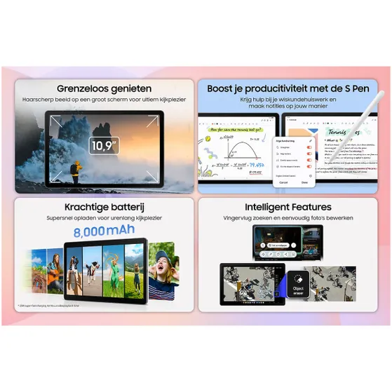 Samsung Galaxy Tab S10 Lite 10,9 inch 128GB Wifi Grijs