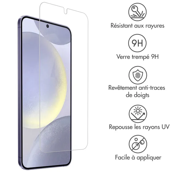 Accezz Gehard Glas Screenprotector Samsung Galaxy S24 Plus Transparant