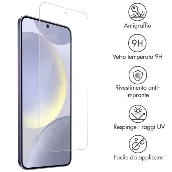 Accezz Gehard Glas Screenprotector Samsung Galaxy S24 Plus Transparant