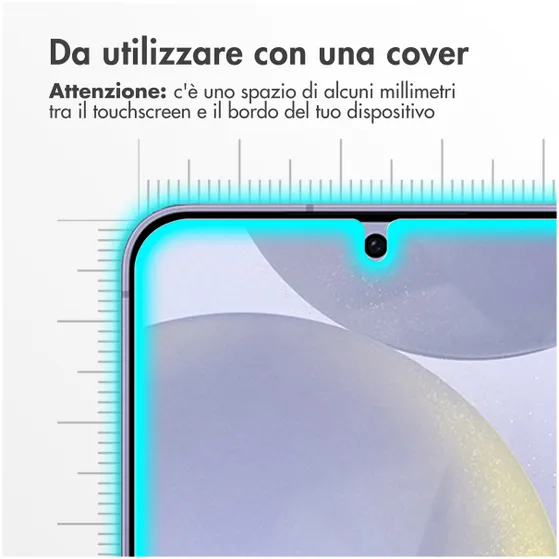 Accezz Gehard Glas Screenprotector Samsung Galaxy S24 Plus Transparant