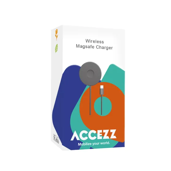 Accezz Wireless MagSafe Charger USB-C - 1 meter Zwart
