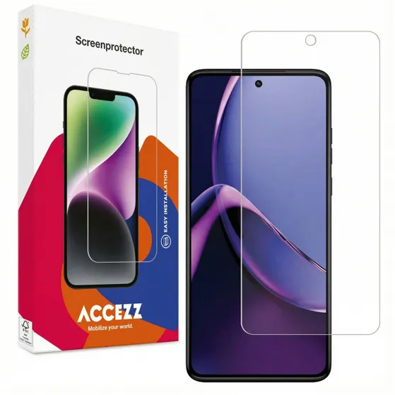 Accezz Gehard Glas Screenprotector Motorola Moto G84 Transparant