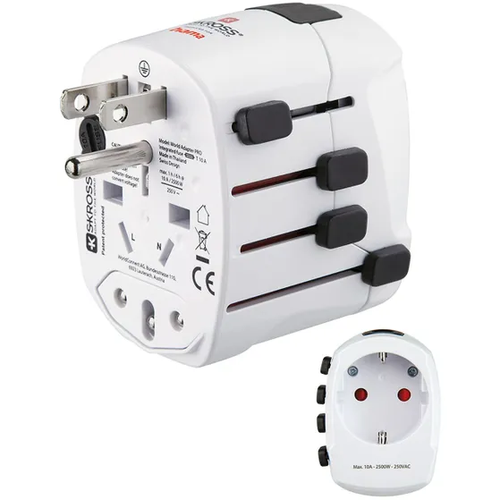 Hama Wereldreisadapter World Travel Pro, 3-polig