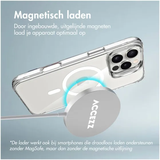 Accezz Wireless MagSafe Charger USB-C - 1 meter Wit