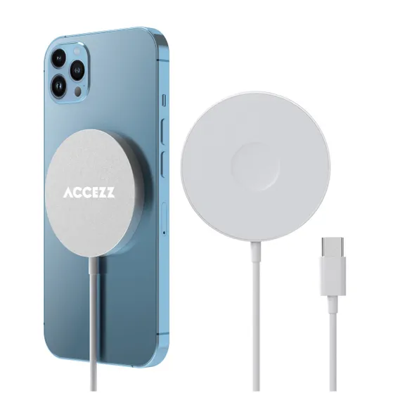 Accezz Wireless MagSafe Charger USB-C - 1 meter Wit