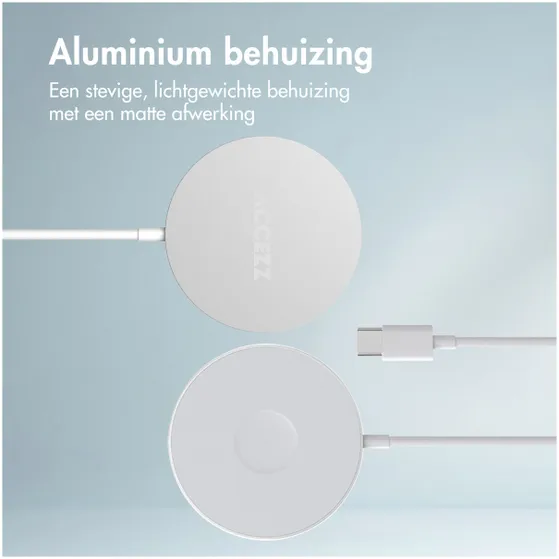Accezz Wireless MagSafe Charger USB-C - 1 meter Wit