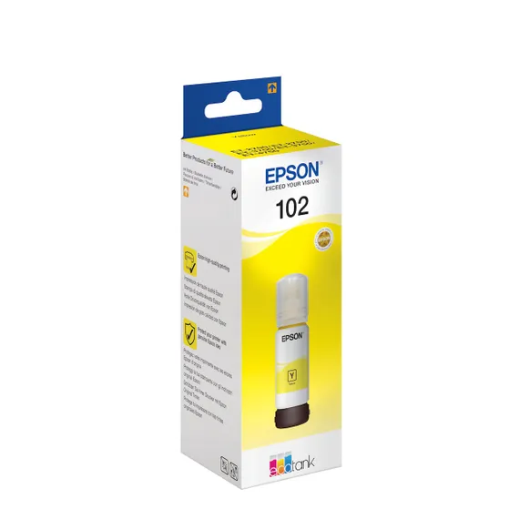 Epson 102 EcoTank inktfles Geel