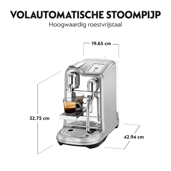 Sage Nespresso  THE CREATISTA™ PRO SNE900BSS4ENL1 Rvs