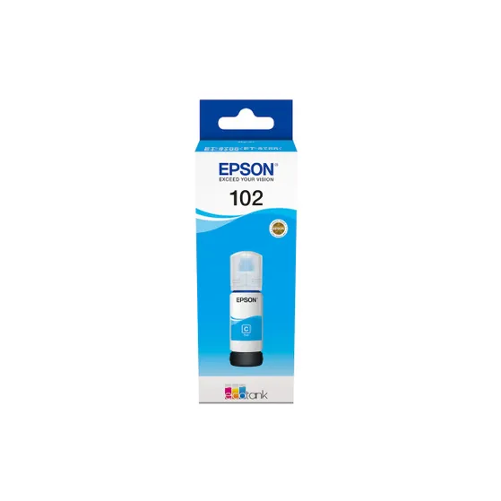 Epson 102 EcoTank inktfles Cyaan