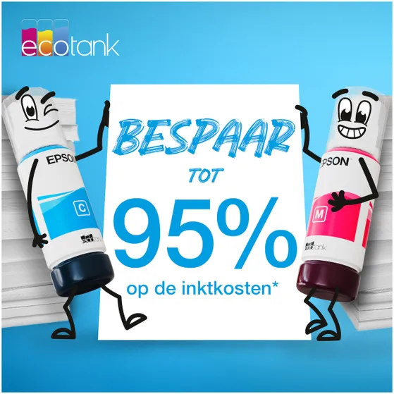 Epson 102 EcoTank inktfles Cyaan