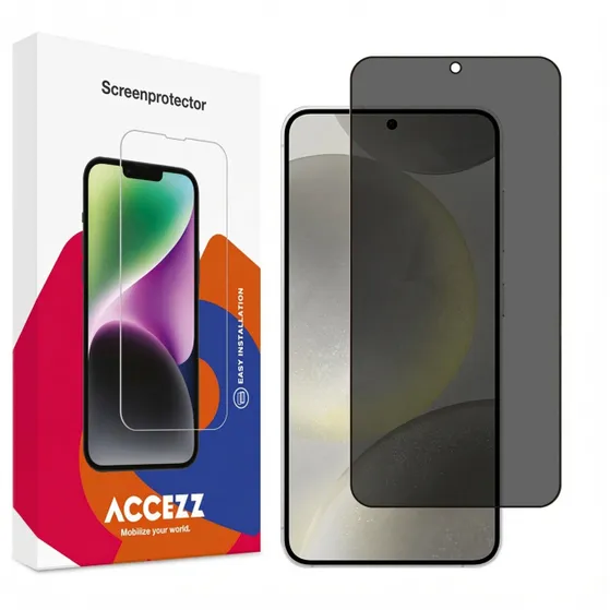 Accezz Gehard Glas Privacy Screenprotector Samsung Galaxy S24 Transparant