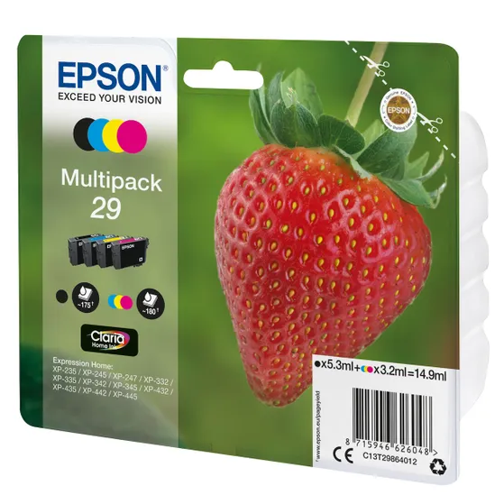 Epson T2986 Cartridges Combo Pack Multi-color