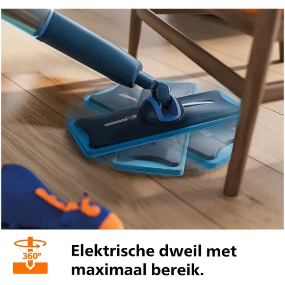 Philips OneUp Series 5000 (XV5113/01/00) + extra oranje dweildoek