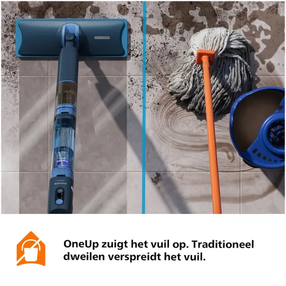 Philips OneUp Series 5000 BXA0109/00 (XV5113/01/00) + extra oranje dweildoek