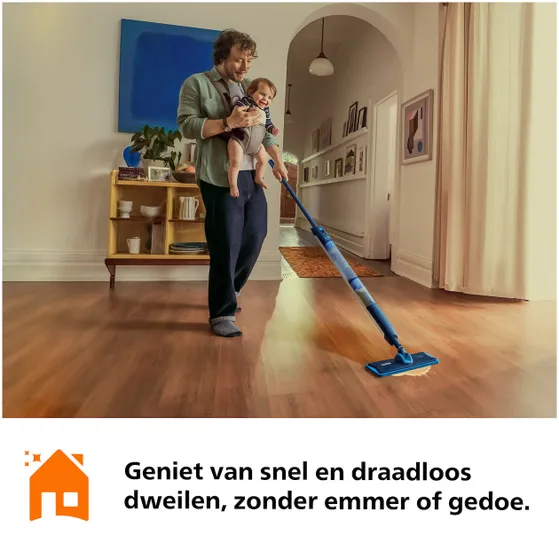 Philips OneUp Series 5000 BXA0109/00 (XV5113/01/00) + extra oranje dweildoek