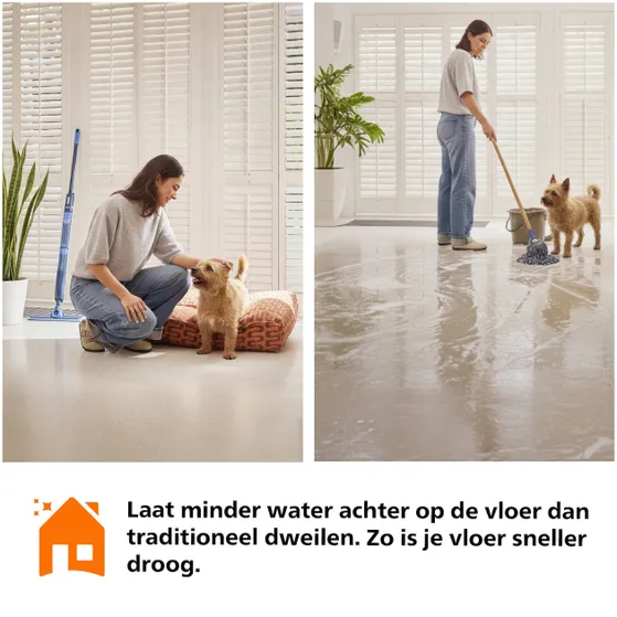 Philips OneUp Series 5000 BXA0109/00 (XV5113/01/00) + extra oranje dweildoek