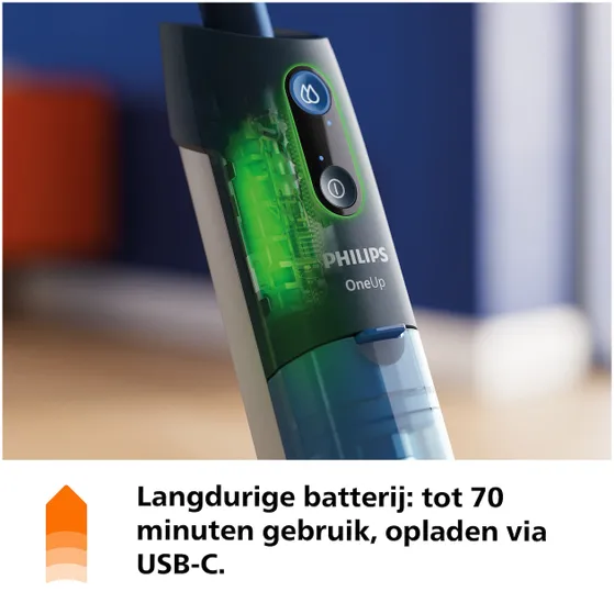 Philips OneUp Series 5000 BXA0109/00 (XV5113/01/00) + extra oranje dweildoek