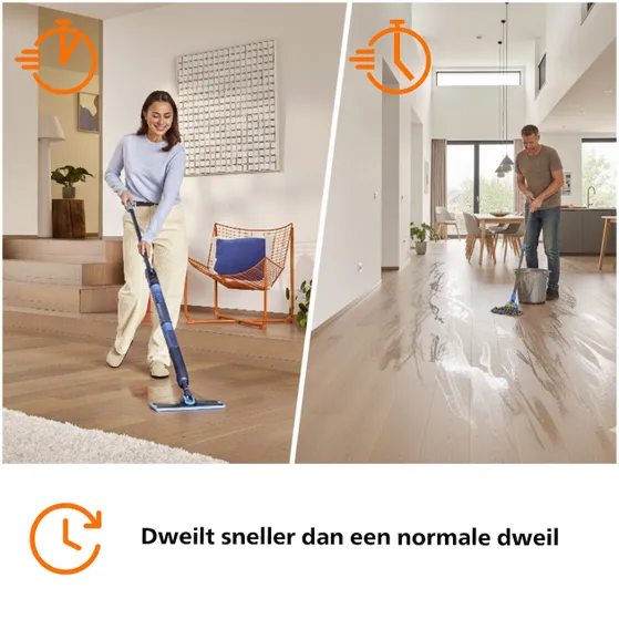 Philips OneUp Series 5000 BXA0109/00 (XV5113/01/00) + extra oranje dweildoek