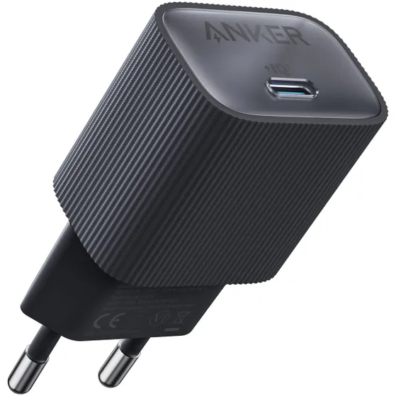 Anker 511 Nano 4 Wall Charger 30W 1C EUPlug Zwart