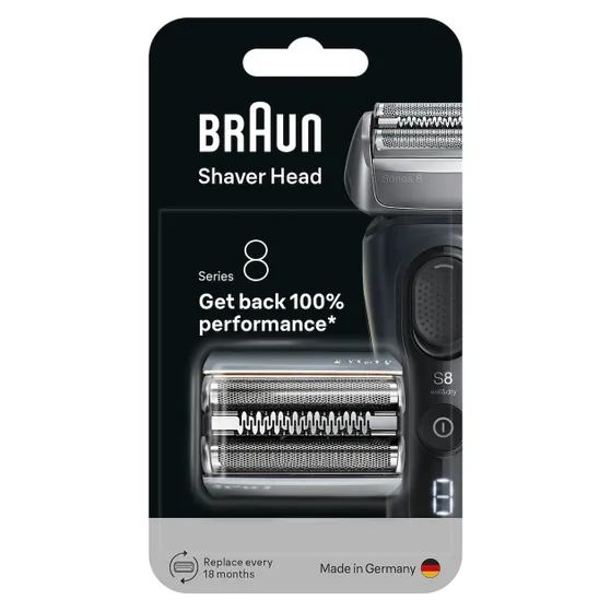Braun Cassette series 8 Zilver