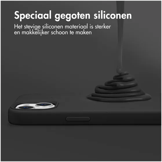 Accezz Liquid Silicone Backcover Samsung Galaxy A26 Zwart