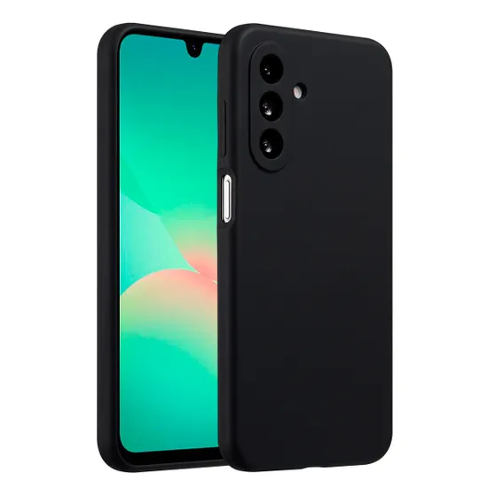 Accezz Liquid Silicone Backcover Samsung Galaxy A26 Zwart