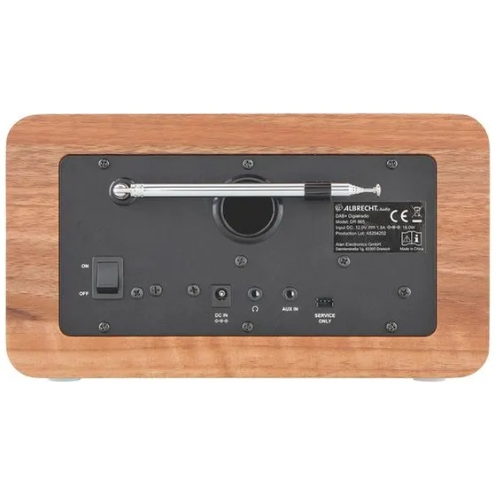 Albrecht DR 865 Senior Zwart