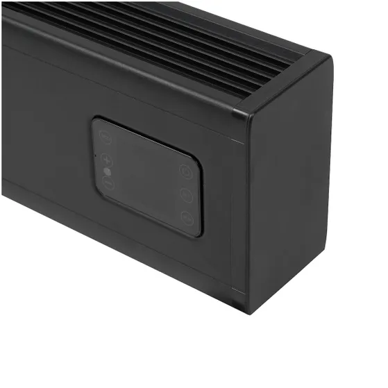 Eurom Alutherm Baseboard 1500 Wi-Fi Zwart