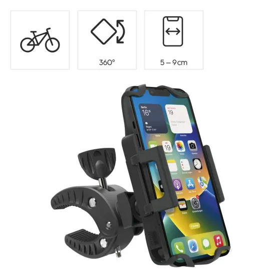 Hama Smartphonehouder fiets 50-90mm 360ø roteerbaar