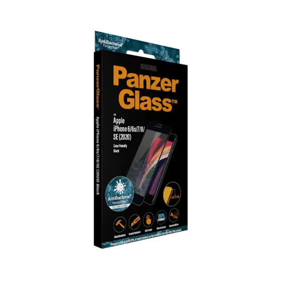 PanzerGlass Apple iPhone 6/6s/7/8/SE (2020) Case Friendly Zwart