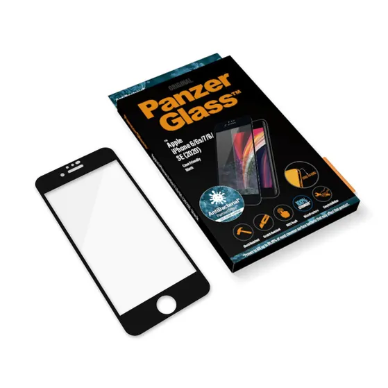 PanzerGlass Apple iPhone 6/6s/7/8/SE (2020) Case Friendly Zwart