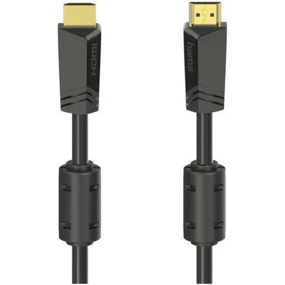 Hama High speed HDMI-kabel, connector - connector, 4K, ethernet, verguld 10,0 m