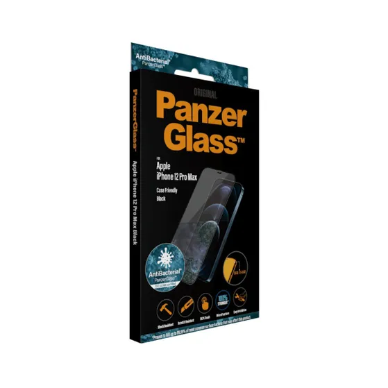 PanzerGlass Apple iPhone 12 Pro Max Case Friendly AB Zwart