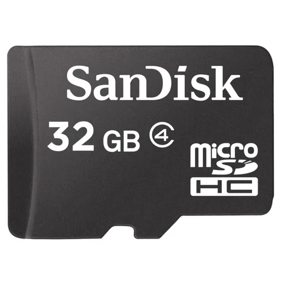 SanDisk MicroSD Class 4 32GB Zwart