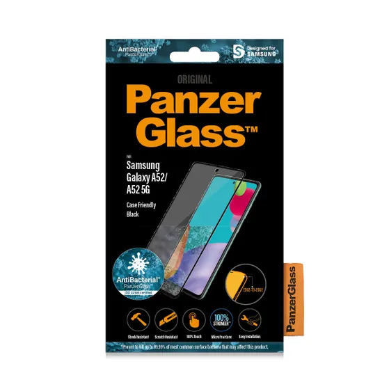 PanzerGlass Samsung Galaxy A52/A52 5G Case Friendly Zwart