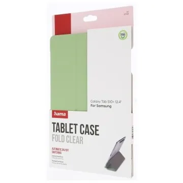 Hama Fold Clear voor Samsung Galaxy Tab S10+ 12.4 Mintgroen