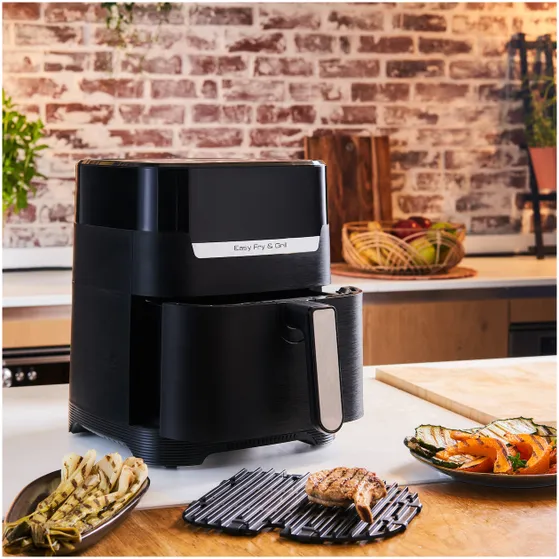 Tefal EY5058 Easy Fry & Grill Precision Zwart