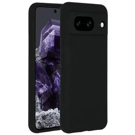 Accezz Liquid Silicone Backcover Google Pixel 8 Zwart