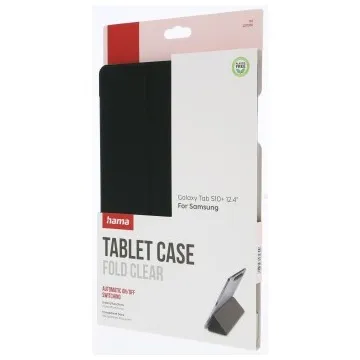 Hama Fold Clear voor Samsung Galaxy Tab S10+ 12.4 Zwart
