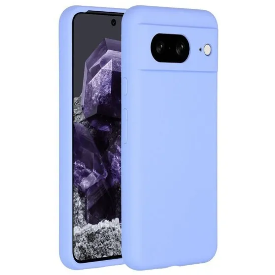 Accezz Liquid Silicone Backcover Google Pixel 8 Paars
