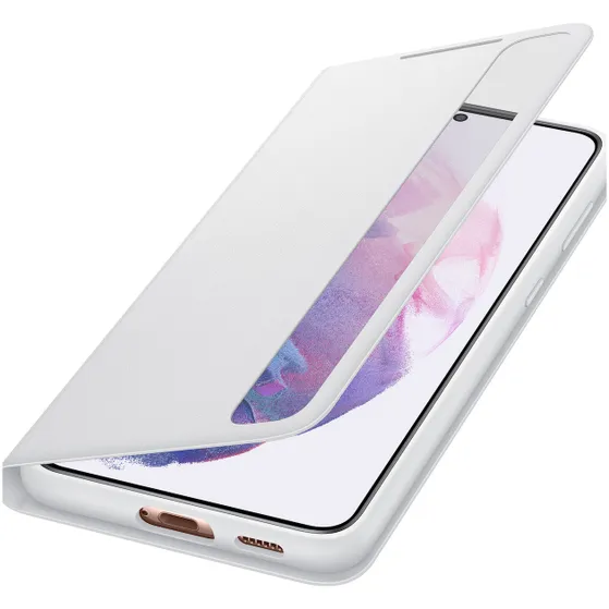 Samsung Clear View cover voor Galaxy S21 Plus Grijs