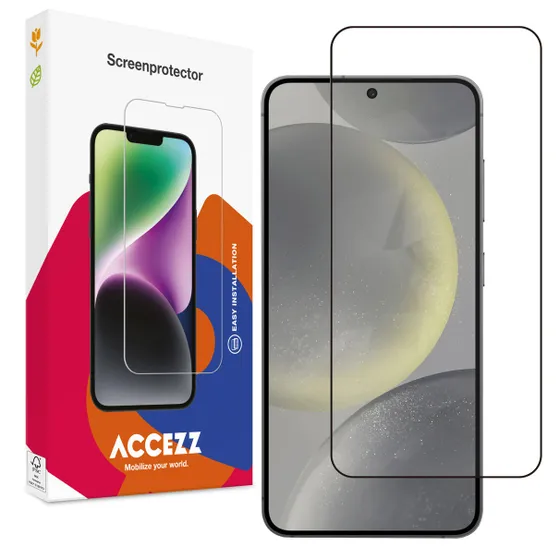 Accezz Gehard Glas Full Cover voor Samsung Galaxy S25