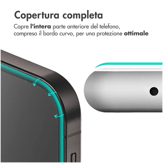 Accezz Gehard Glas Full Cover voor Samsung Galaxy S25