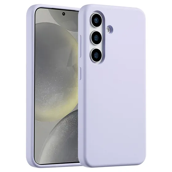 Accezz Liquid Silicone Backcover voor Samsung Galaxy S25 Paars