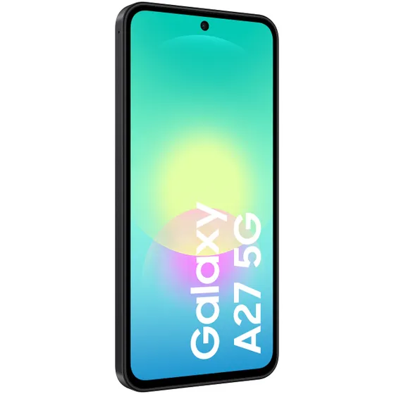 Samsung Galaxy A27 128GB 5G + Clear Case Zwart