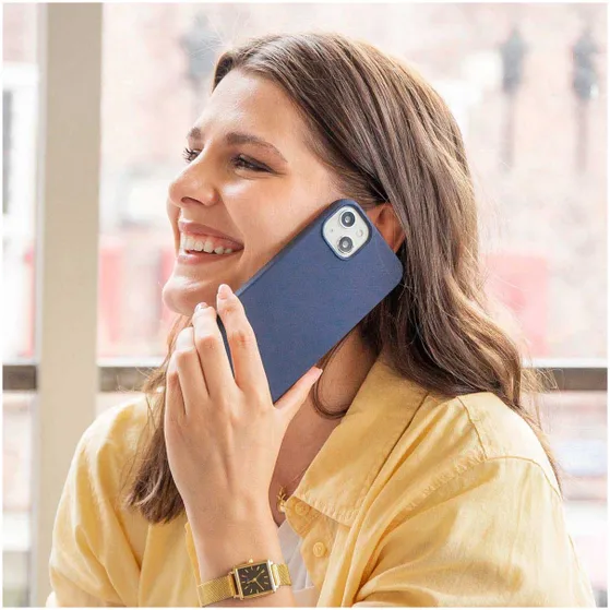 Accezz Liquid Silicone Backcover voor Samsung Galaxy S25 Plus Donkerblauw