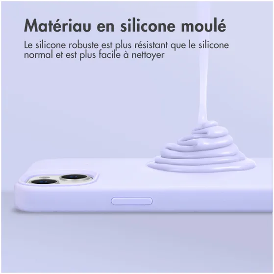 Accezz Liquid Silicone Backcover voor Samsung Galaxy S25 Ultra Paars