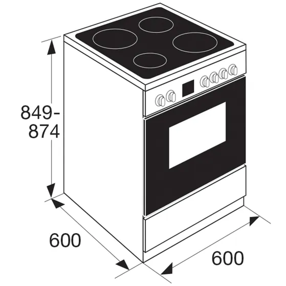 ETNA FIV760RVS Rvs