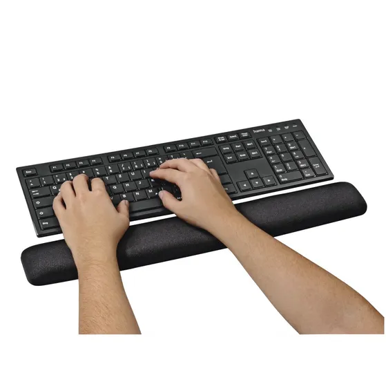 Hama Ergo Keyboard Wrist Rest Zwart